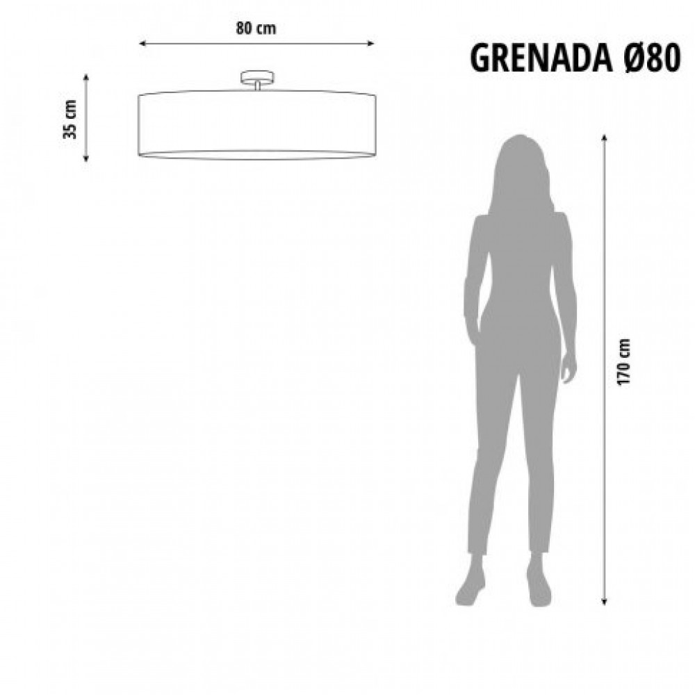 Lubinis šviestuvas GRENADA LY14578-1-CL