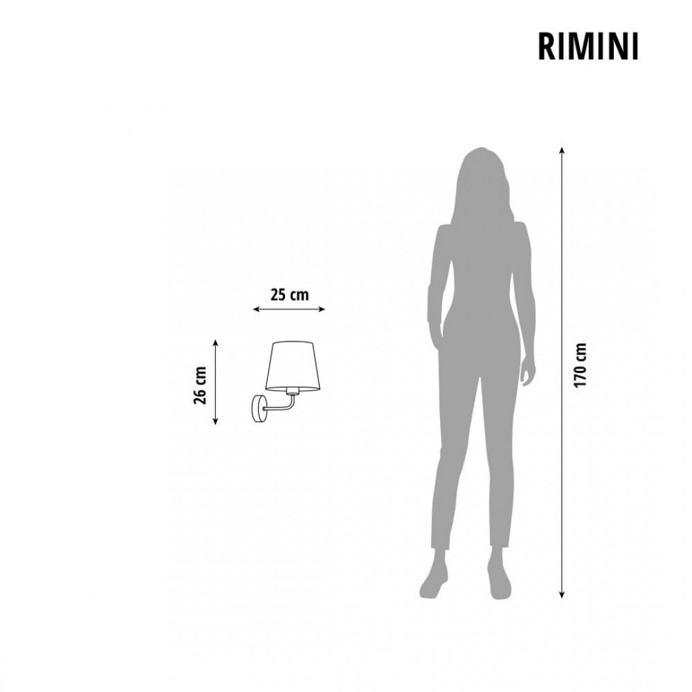 Sieninis šviestuvas vaikų kambariui RIMINI LY14532