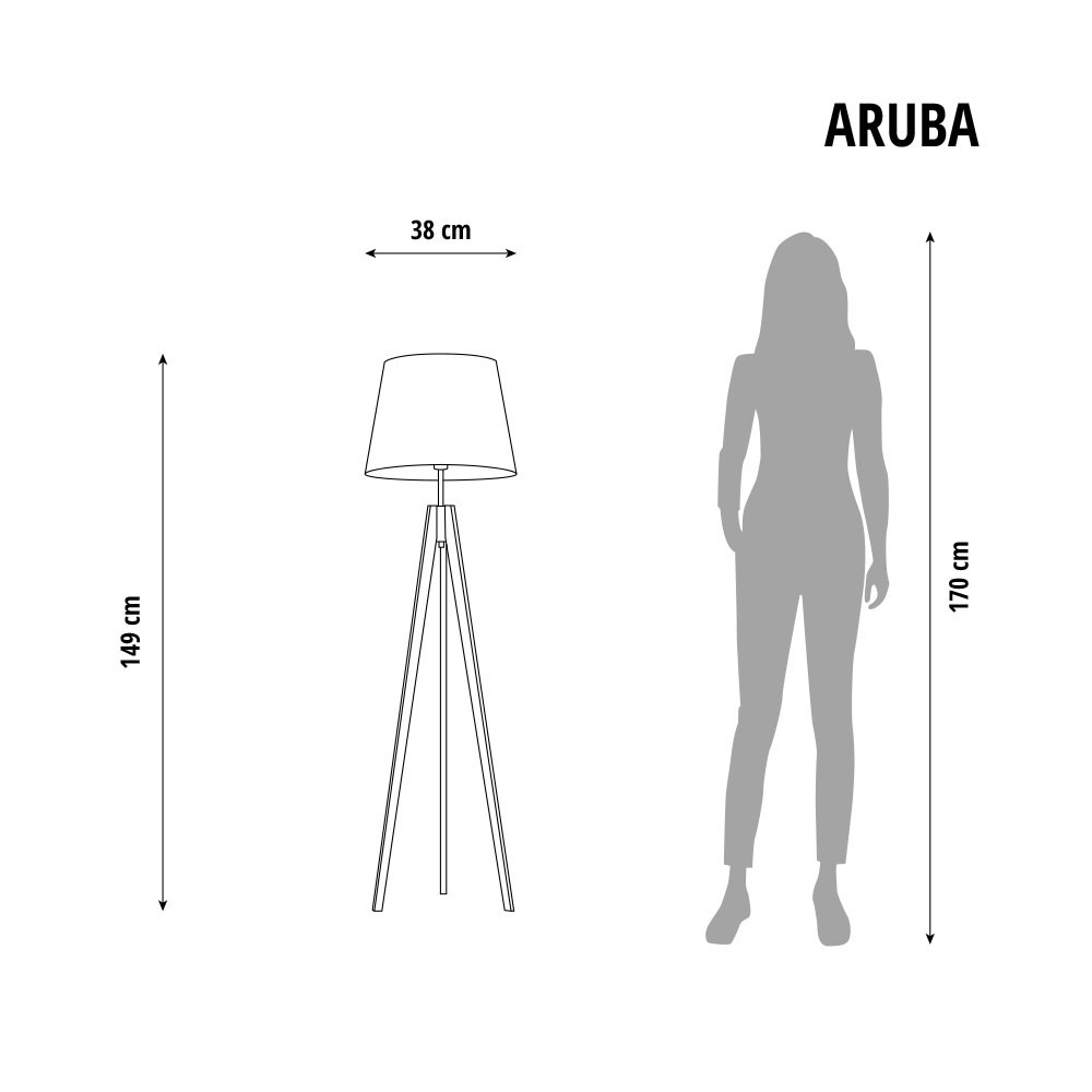 Pastatomas šviestuvas vaikų kambariui ARUBA LY15606