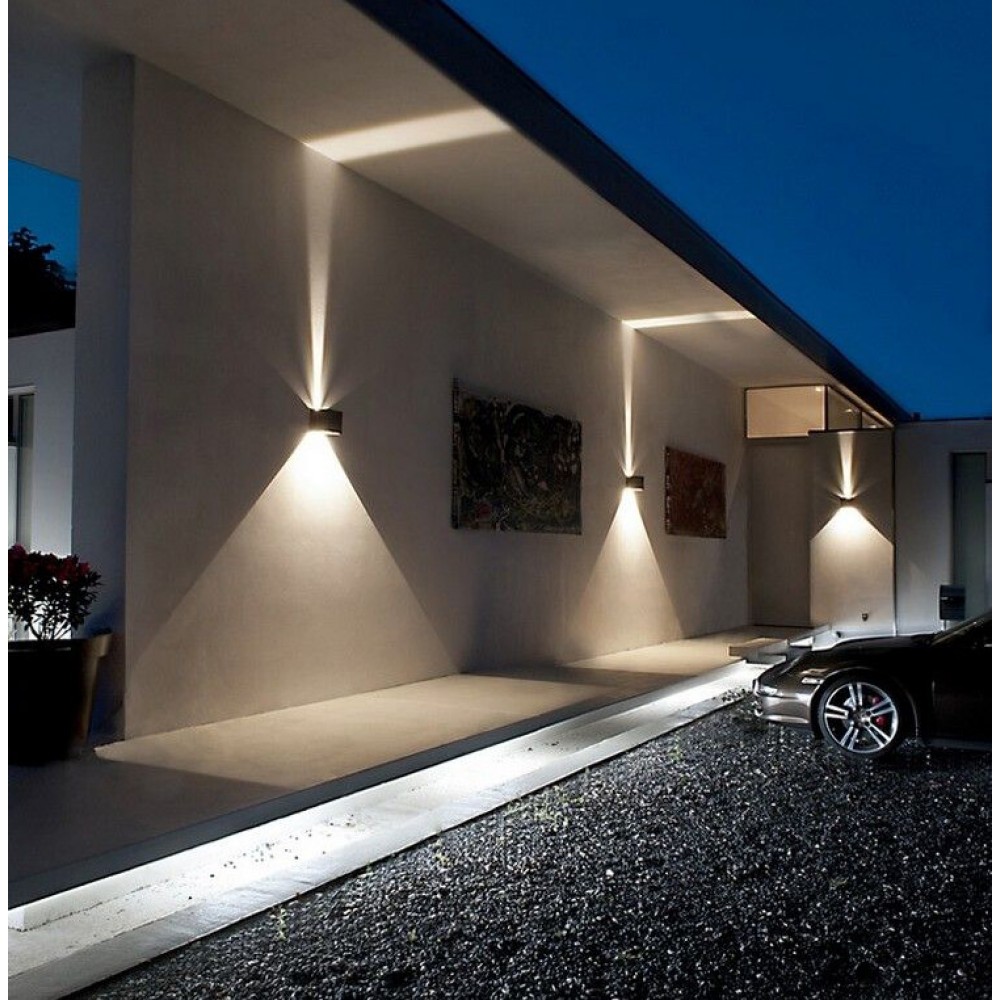 6W LED architektūrinis sieninis reguliuojamas šviestuvas G075