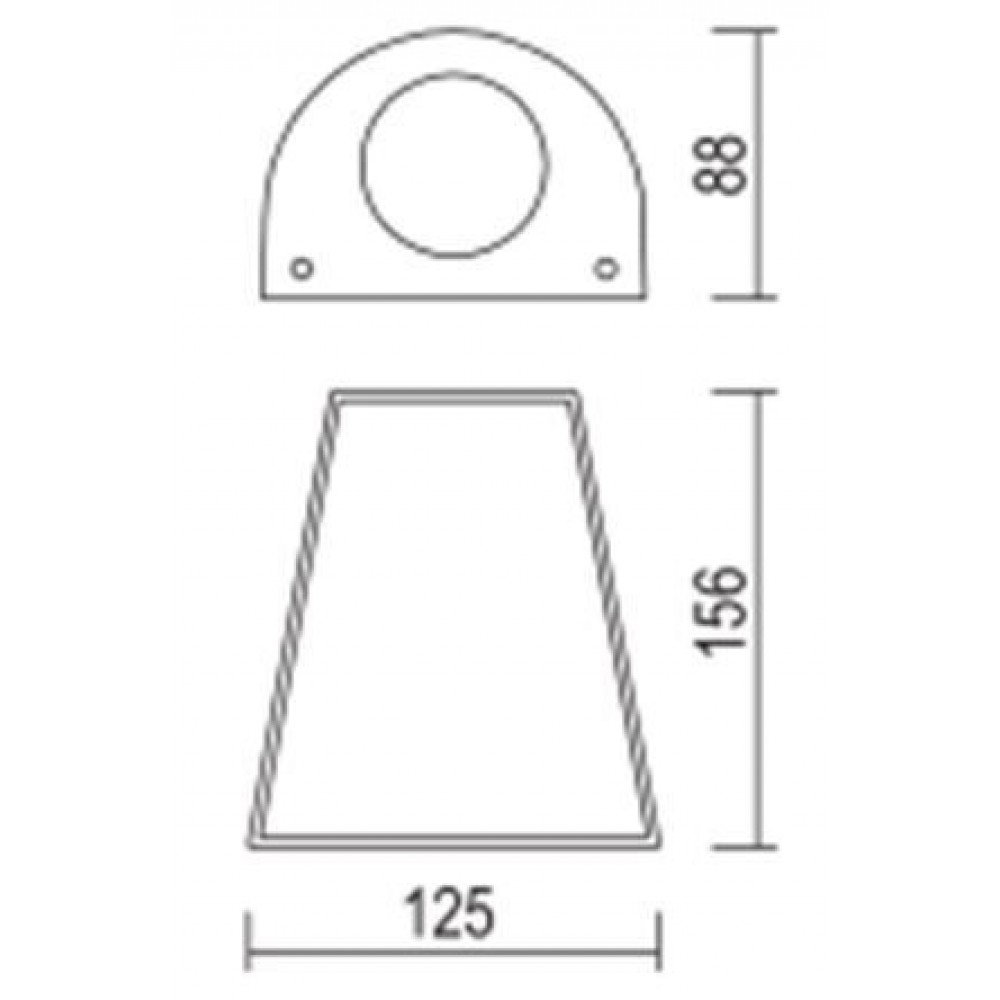 Lauko sieninis šviestuvas B8198