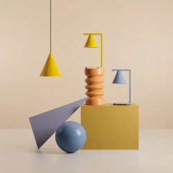 FORM TABLE DUSTY BLUE Stalinis šviestuvas 1108B16