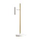 TREVO TABLE WHITE BRASS 1097B40 Stalinis šviestuvas