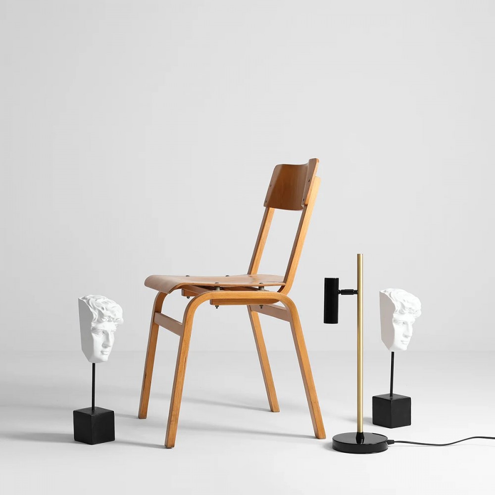 TREVO TABLE BLACK BRASS 1083B40 Stalinis šviestuvas