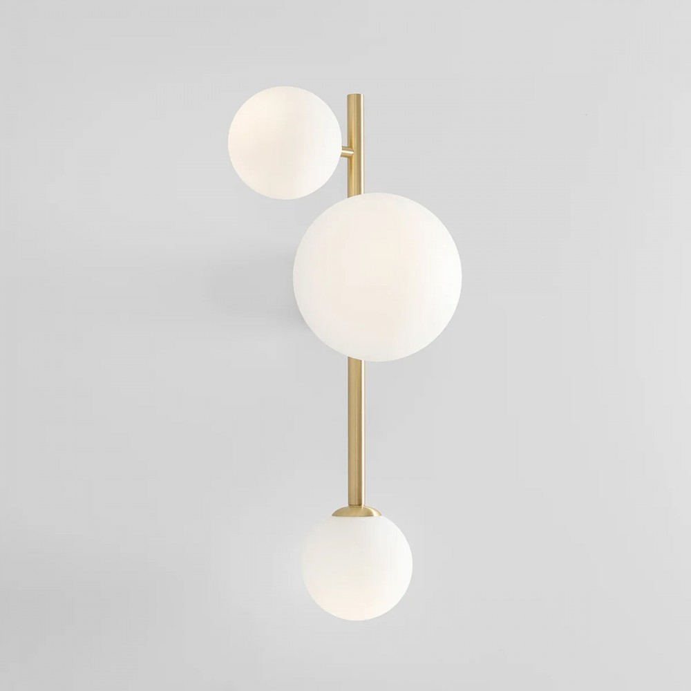 DIONE WALL 3 BRASS 1092Y40 Sieninis / Lubinis šviestuvas