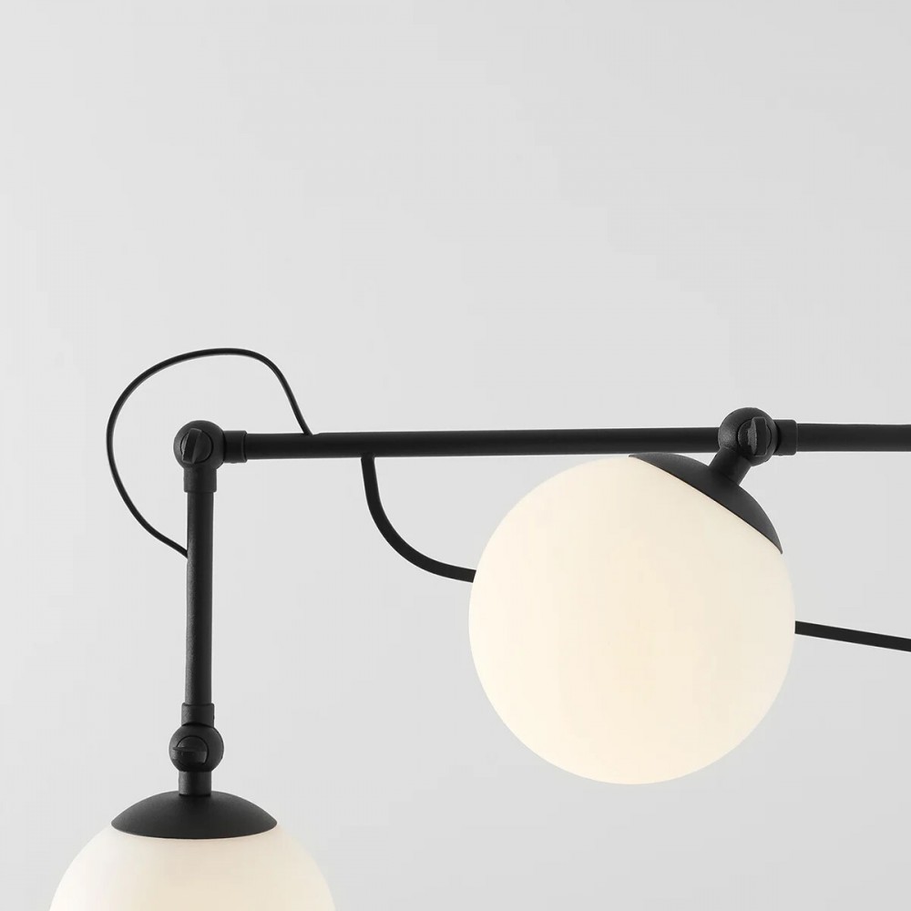 SOHO GLASS 2 BLACK 1105D1 Sieninis šviestuvas