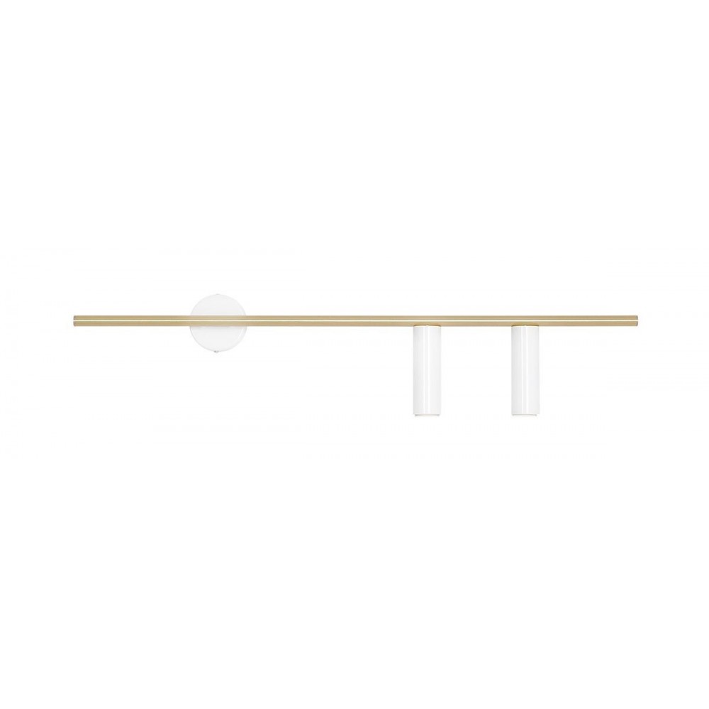 TREVO 2 WHITE BRASS R 1097D40_2 Sieninis šviestuvas