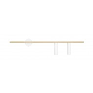 TREVO 2 WHITE BRASS R 1097D40_2 Sieninis šviestuvas