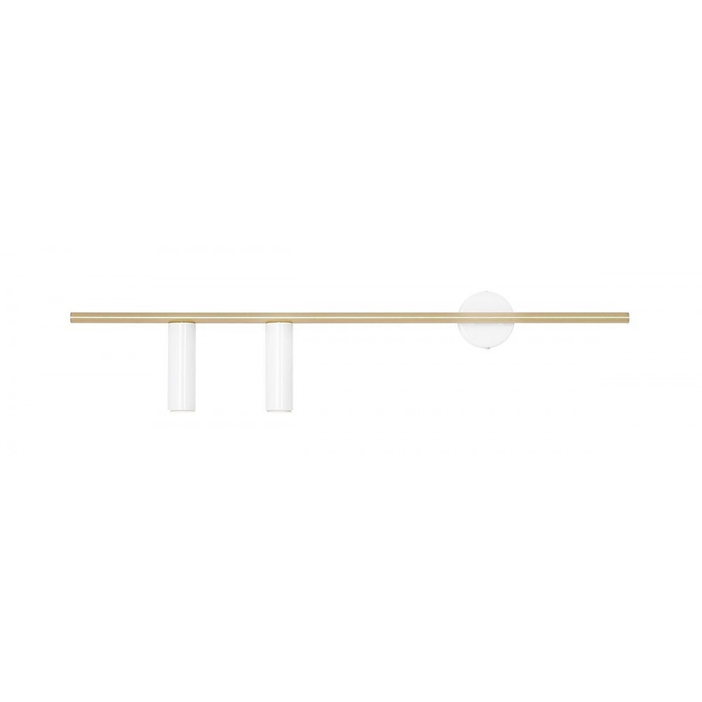 TREVO 2 WHITE BRASS L 1097D40 Sieninis šviestuvas