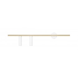 TREVO 2 WHITE BRASS L 1097D40 Sieninis šviestuvas