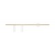 TREVO 2 WHITE BRASS L 1097D40 Sieninis šviestuvas