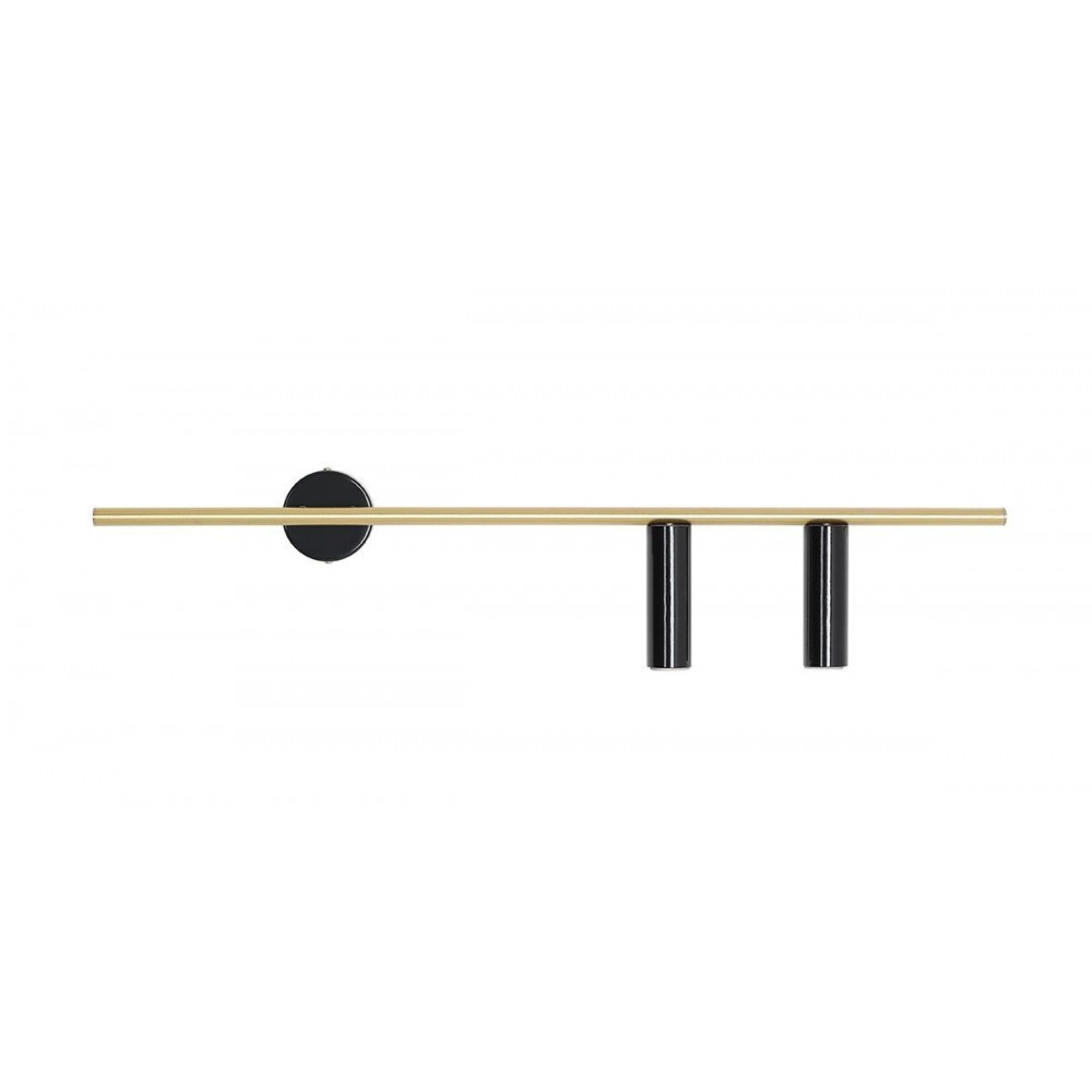 TREVO 2 BLACK BRASS R 1083D40_2  Sieninis šviestuvas