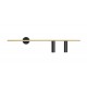 TREVO 2 BLACK BRASS R 1083D40_2  Sieninis šviestuvas