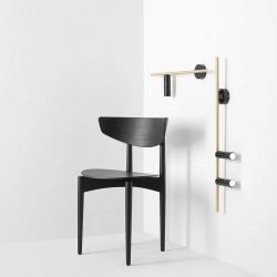 TREVO BLACK BRASS L 1083C40 Sieninis šviestuvas