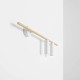 TREVO 2 WHITE BRASS R 1097D40_2 Sieninis šviestuvas
