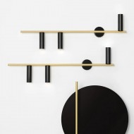 TREVO 2 BLACK BRASS L 1083D40 Sieninis šviestuvas