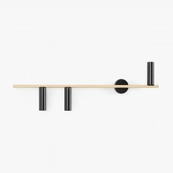 TREVO 3 BLACK BRASS R 1083Y40_2 Sieninis šviestuvas