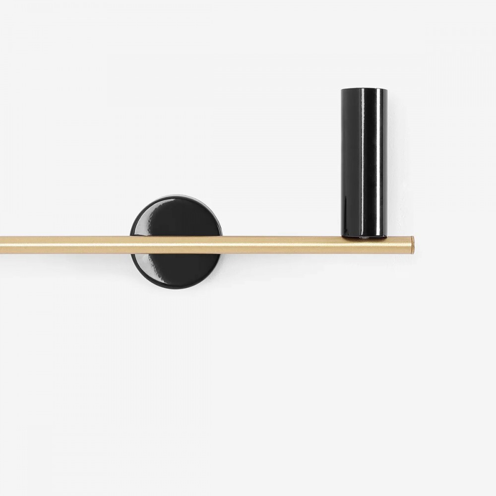TREVO 2 BLACK BRASS L 1083D40 Sieninis šviestuvas