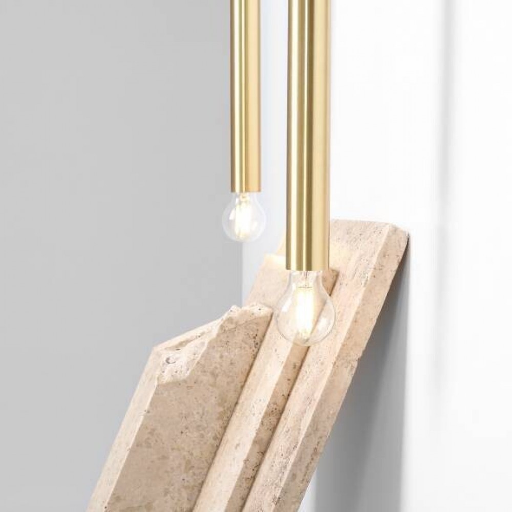 TUBO 2 BRASS L 1072D40_L Sieninis šviestuvas