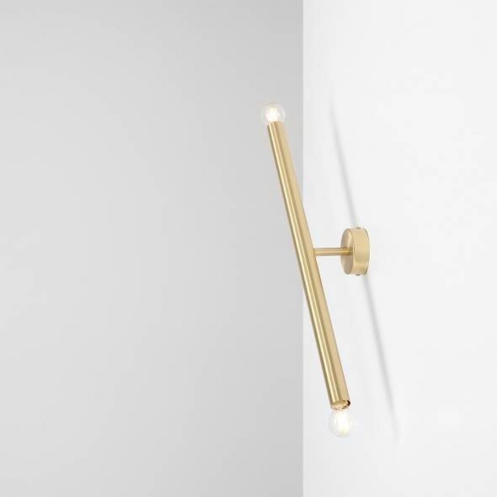 TUBO 2 BRASS S 1072D40_S Sieninis šviestuvas