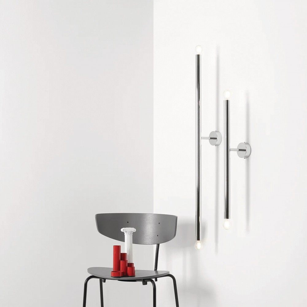 TUBO 2 CHROME L 1072D4_L Sieninis šviestuvas