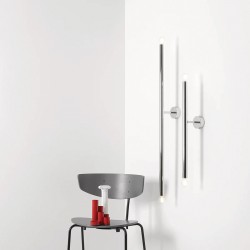 TUBO 2 CHROME L 1072D4_L Sieninis šviestuvas