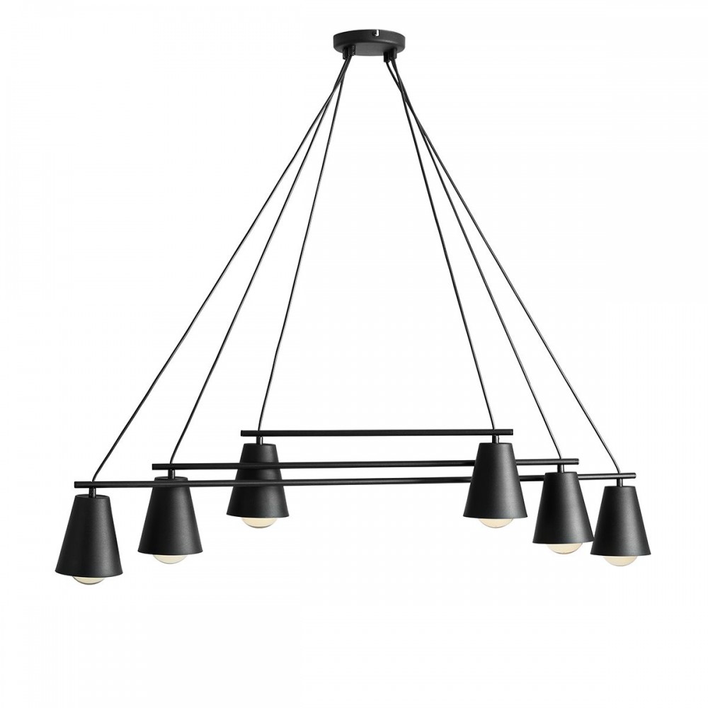 ARTE 6 BLACK 1008K1 Pakabinamas šviestuvas