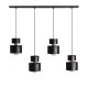 KADM 4 BLACK 1029L1 Pakabinamas šviestuvas
