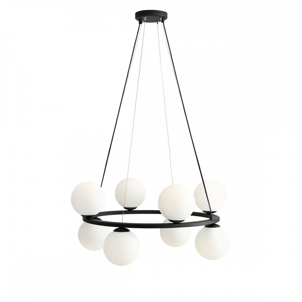 KRONE 8 BLACK 1085P1 Pakabinamas šviestuvas