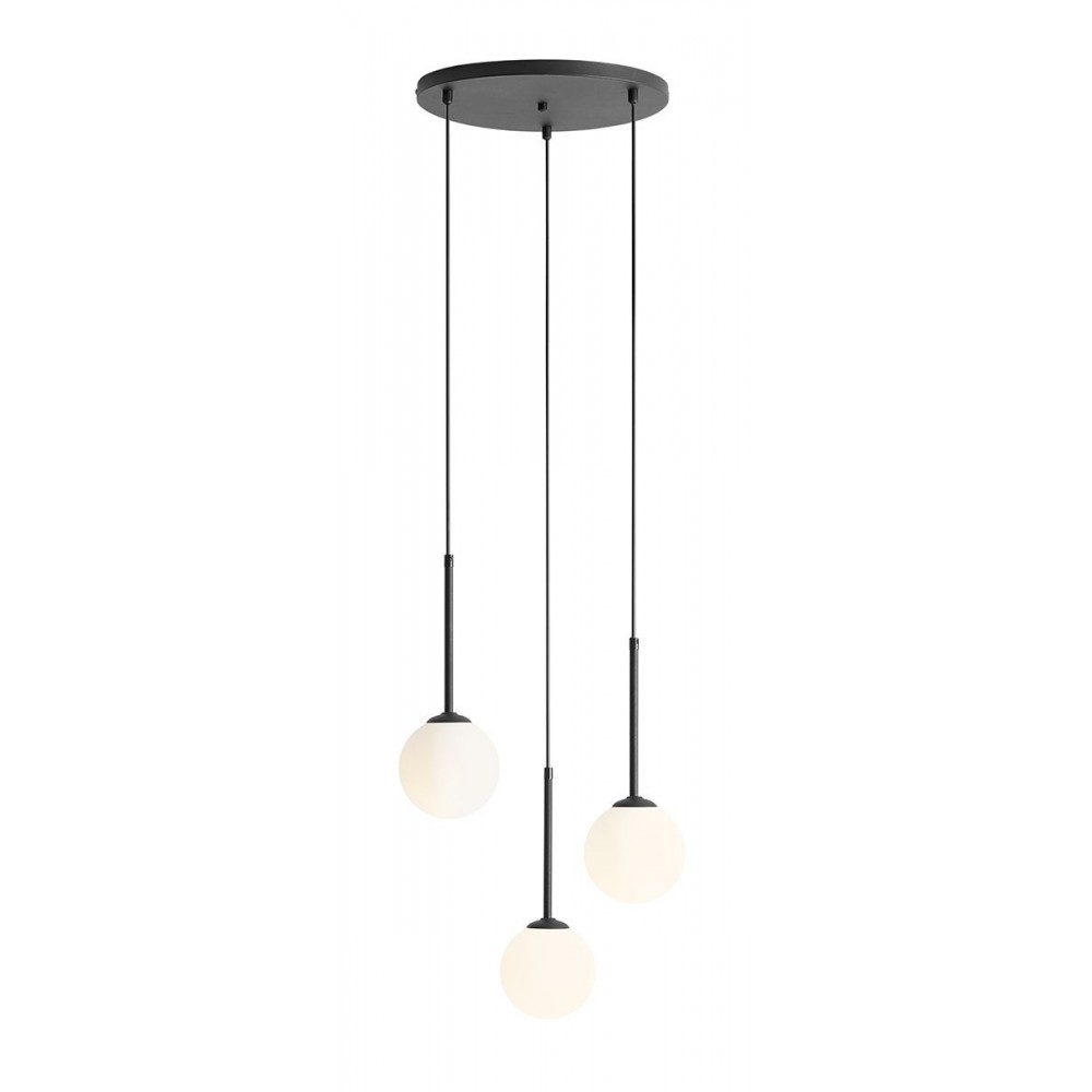 BOSSO 3 RING BLACK 1087E1_R Pakabinamas šviestuvas