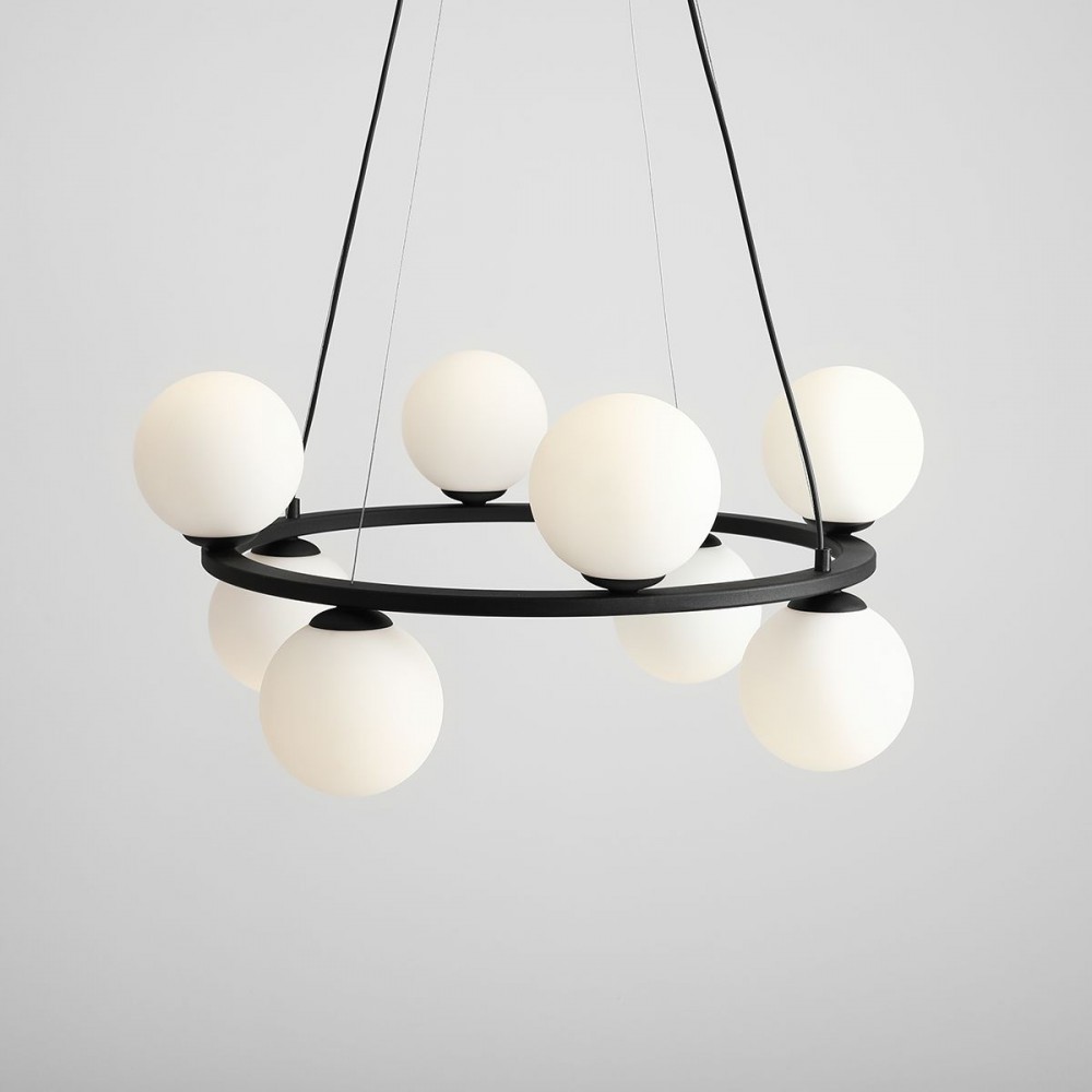 KRONE 8 BLACK 1085P1 Pakabinamas šviestuvas