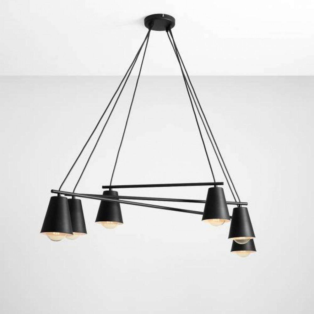 ARTE 6 BLACK 1008K1 Pakabinamas šviestuvas