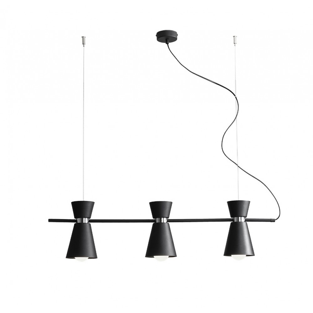 KEDAR 3 BLACK CHROME 989E_1 Pakabinamas šviestuvas