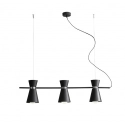 KEDAR 3 BLACK CHROME 989E_1 Pakabinamas šviestuvas