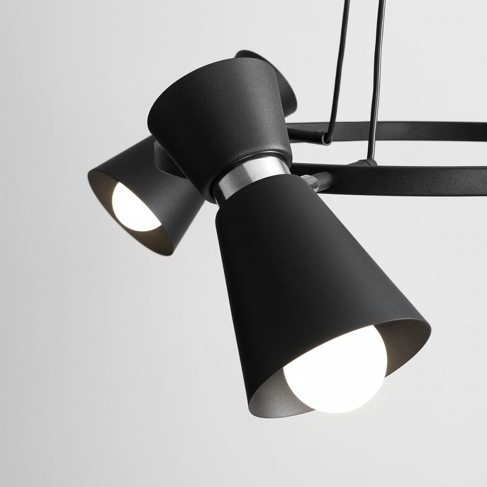 KEDAR 3 RING BLACK CHROME 989E1_K Pakabinamas šviestuvas