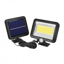 LED lauko šviestuvas su saulės baterija ir judesio davikliu L006