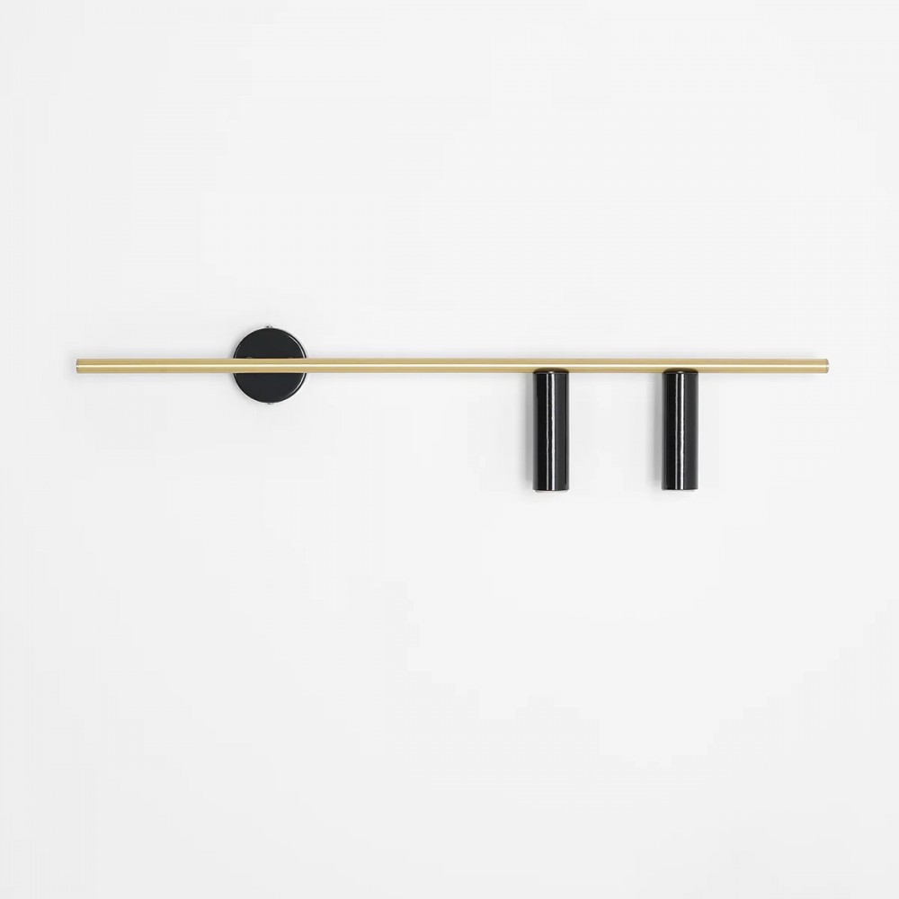 TREVO 2 BLACK BRASS R 1083D40_2  Sieninis šviestuvas