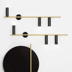 TREVO 3 BLACK BRASS R 1083Y40_2 Sieninis šviestuvas