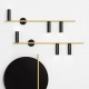 TREVO 3 BLACK BRASS R 1083Y40_2 Sieninis šviestuvas