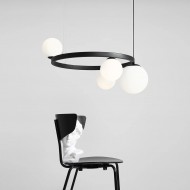 GARDA 4 RING BLACK 1099L1_R Pakabinamas šviestuvas