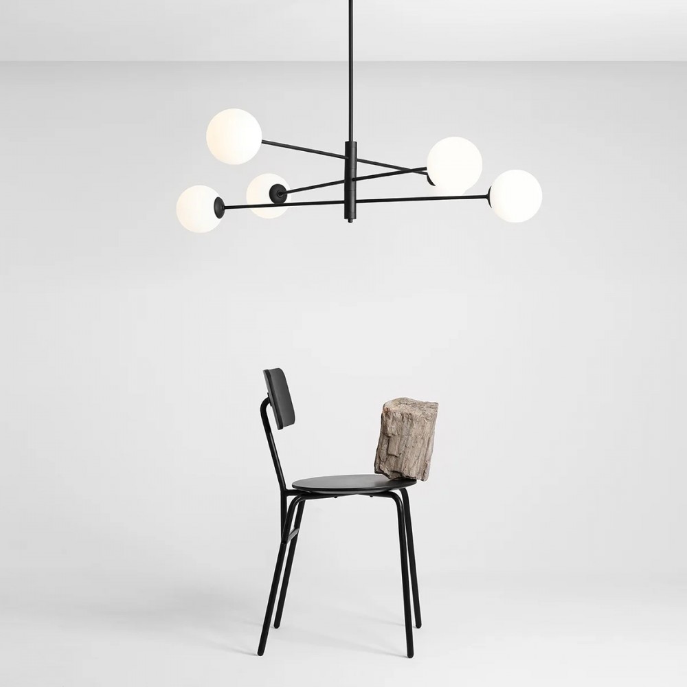HOMME 6 BLACK 1090PL_K1 Lubinis šviestuvas
