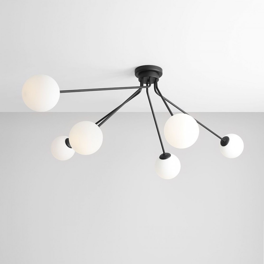 HOLM 6 BLACK 1082PL_K1 Lubinis šviestuvas