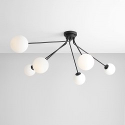HOLM 6 BLACK 1082PL_K1 Lubinis šviestuvas