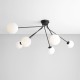 HOLM 6 BLACK 1082PL_K1 Lubinis šviestuvas