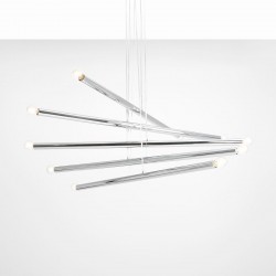 TUBO 10 CHROME 1072M4 Pakabinamas šviestuvas