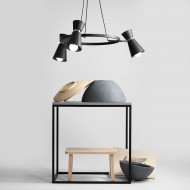 KEDAR 3 RING BLACK CHROME 989E1_K Pakabinamas šviestuvas