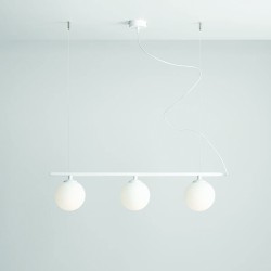 BERYL GLASS 3 WHITE 1006E Pakabinamas šviestuvas