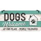 LENTELĖ "DOGS WELCOME" 28015