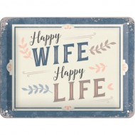 LENTELĖ "HAPPY WIFE HAPPY LIFE" 26239