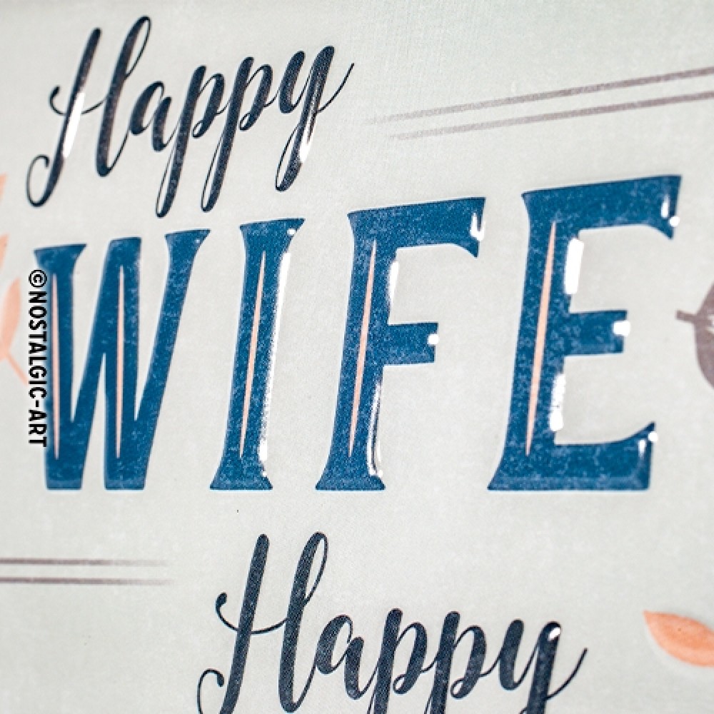 LENTELĖ "HAPPY WIFE HAPPY LIFE" 26239